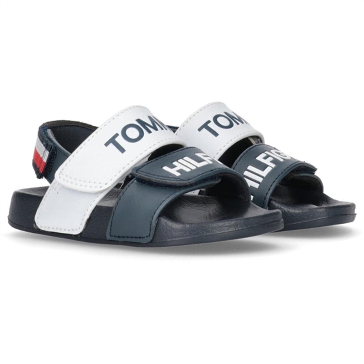 Tommy Hilfiger Logo Velcro Sandal Blue/White/Red 2