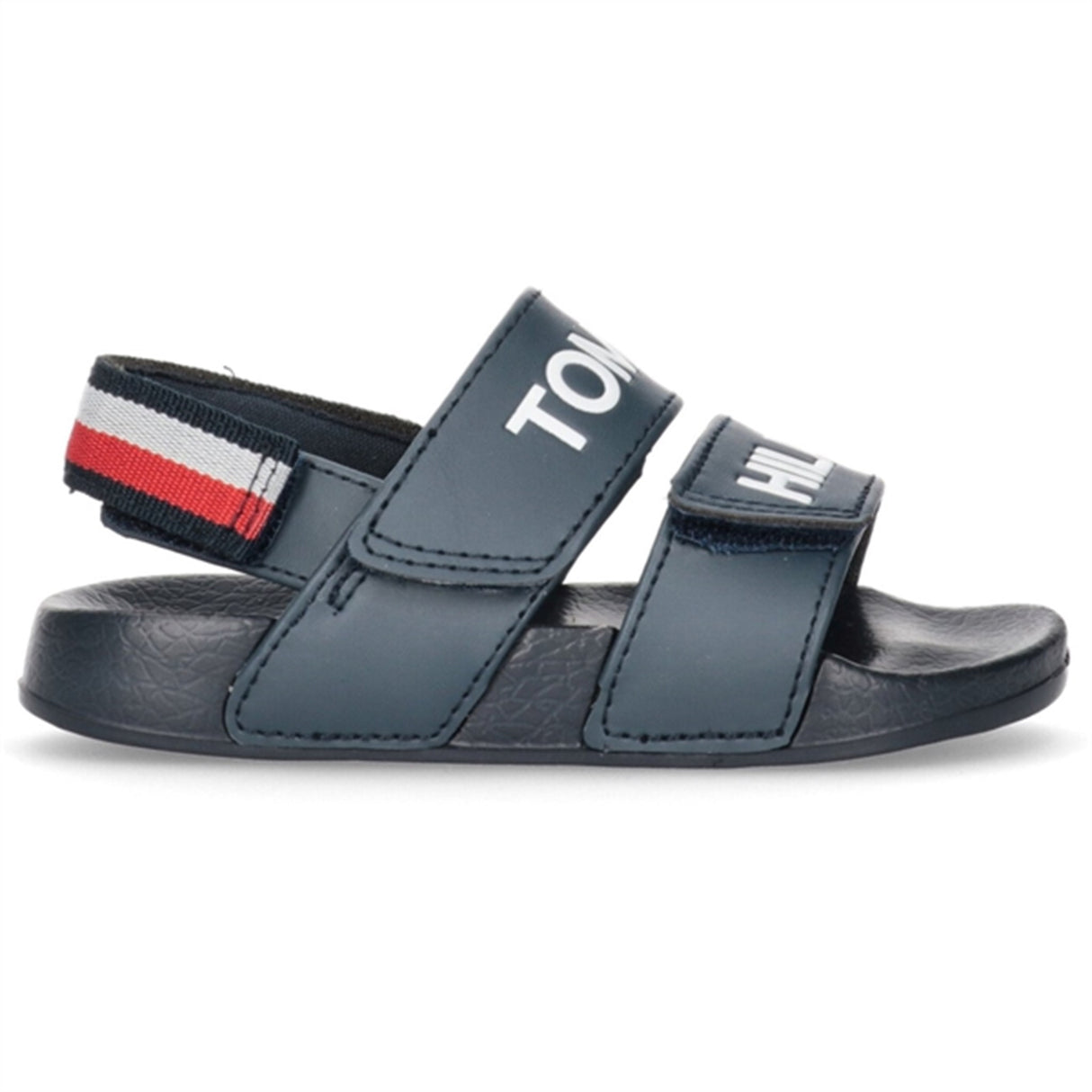 Tommy Hilfiger Logo Velcro Sandal Blue 2