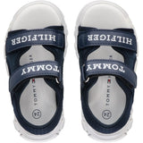 Tommy Hilfiger Logo Velcro Sandal Blue 3