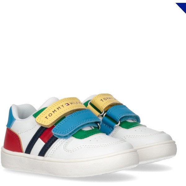 Tommy Hilfiger Flag Low Cut Velcro Sneaker Multicolor