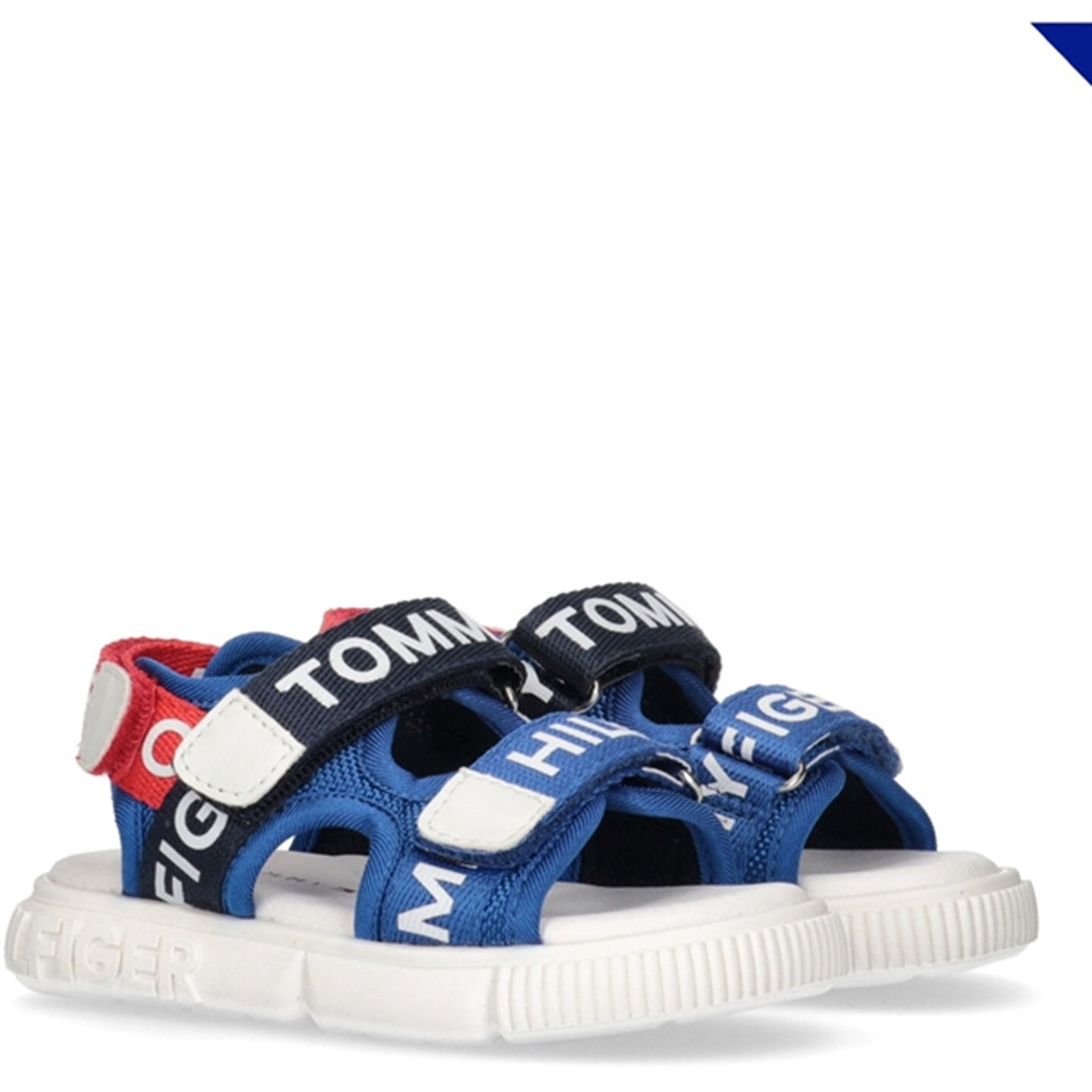 Tommy Hilfiger Logo Velcro Sandal Royal/Blue/Red 2