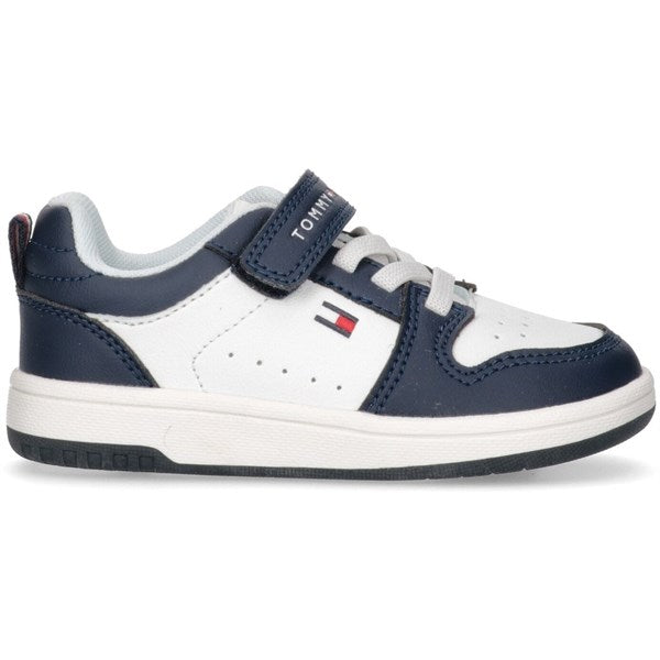 Tommy Hilfiger Low Cut Lace-up Velcro Sneaker Blue/White 2