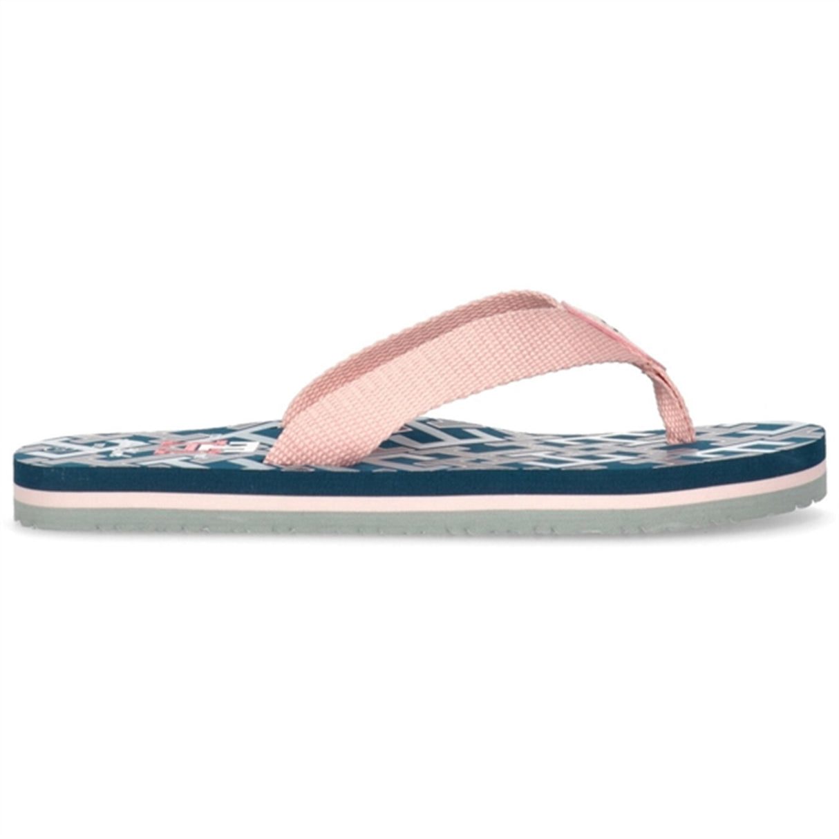 Tommy Hilfiger Logo Flip Flop Blue/Pink 4