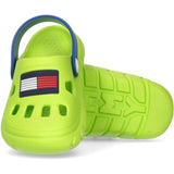 Tommy Hilfiger Flag Comfy Sandal Lime Green/Royal