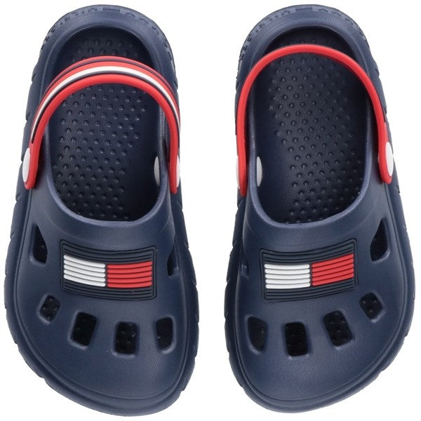 Tommy Hilfiger Comfy Sandal Blue/Red 2