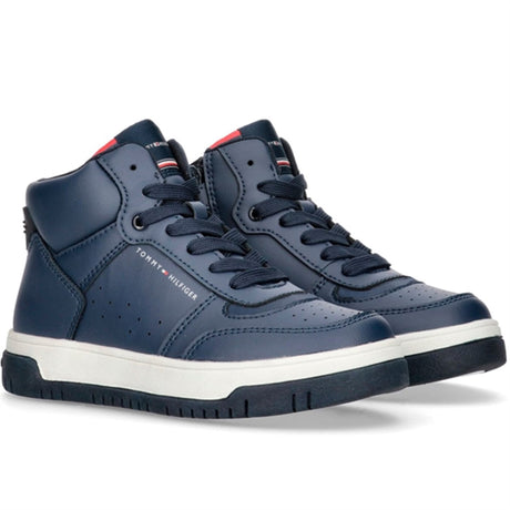 Tommy Hilfiger High Top Lace-Up Sneaker Blue