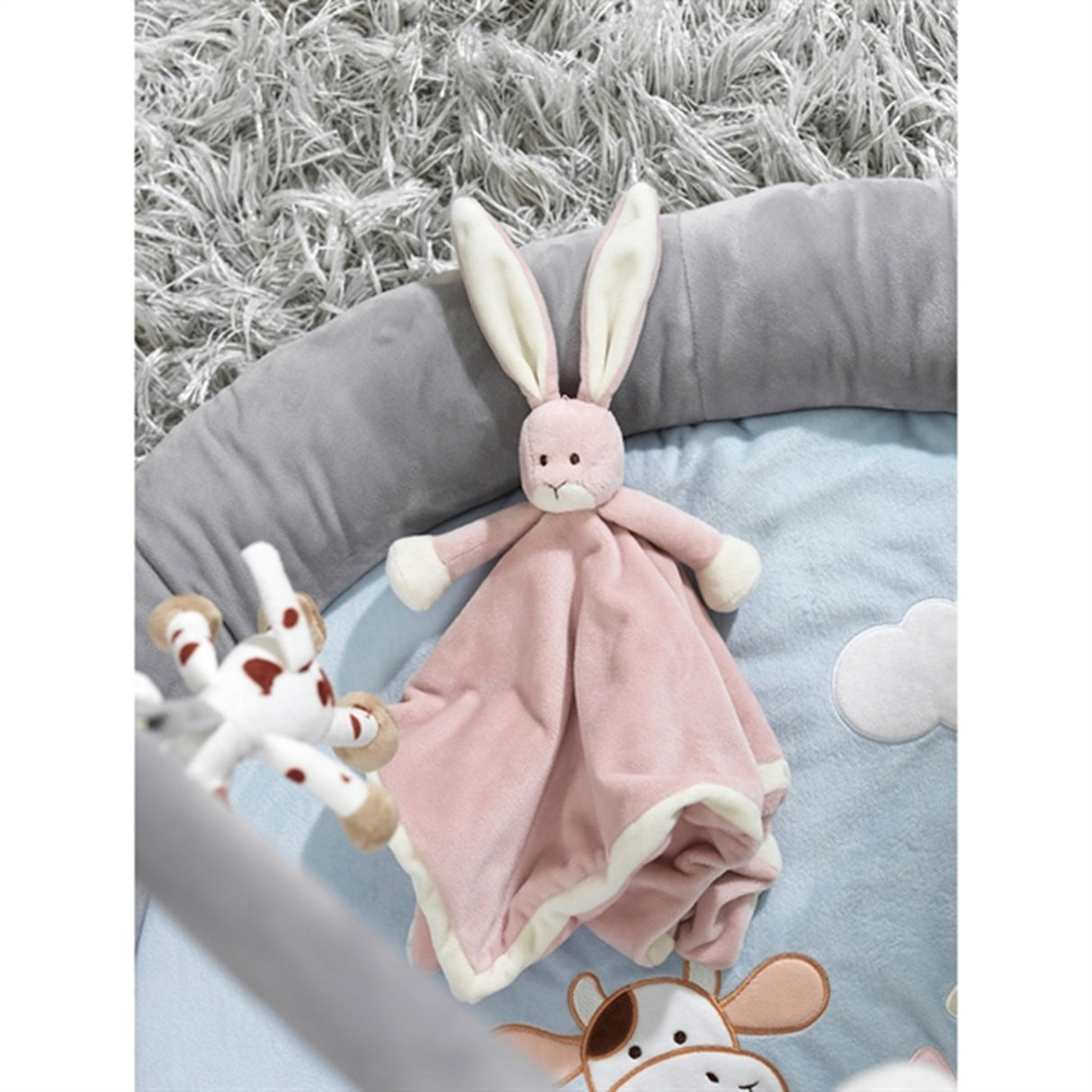 Teddykompaniet Diinglisar Soother Bunny Dusty Rose 4