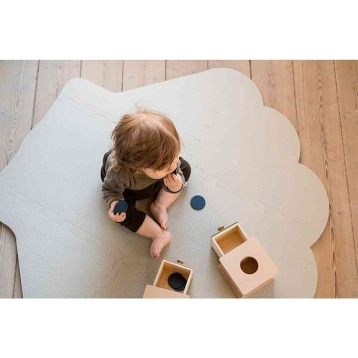 That's Mine Foam Play Mat Seashell Light Brown