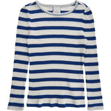 THE NEW White Swan/Limoges Striped Shirt