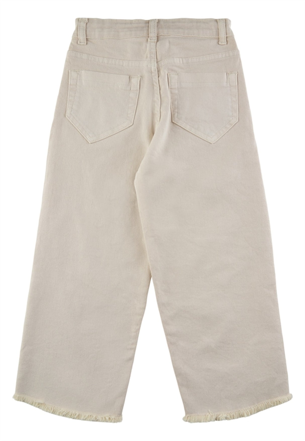 THE NEW White Swan Favela Wide Cropped Jeans