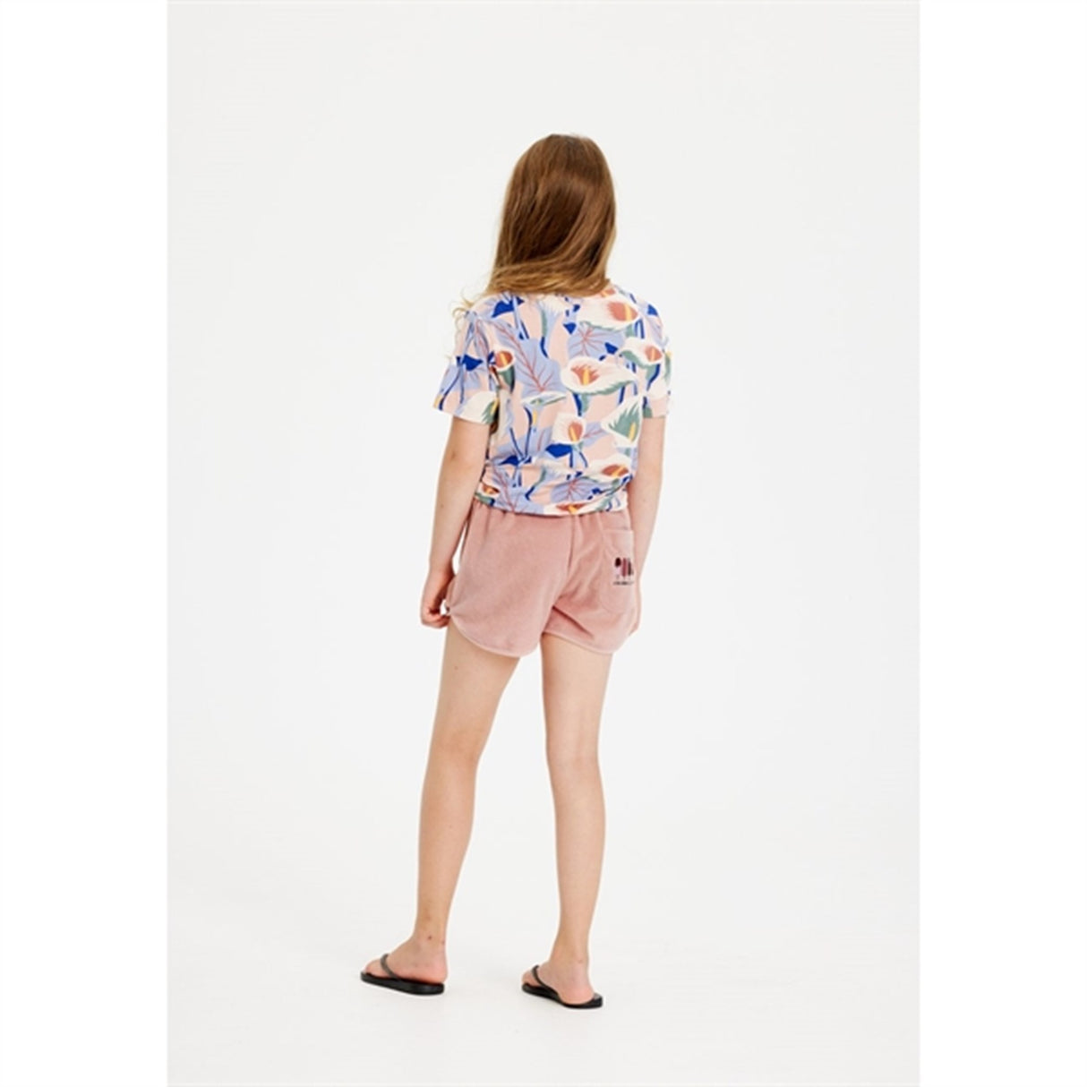 THE NEW Peach Beige Flower AOP Gwyneth T-shirt 4