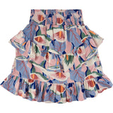 THE NEW Peach Beige Flower AOP Gwyneth Skirt 5