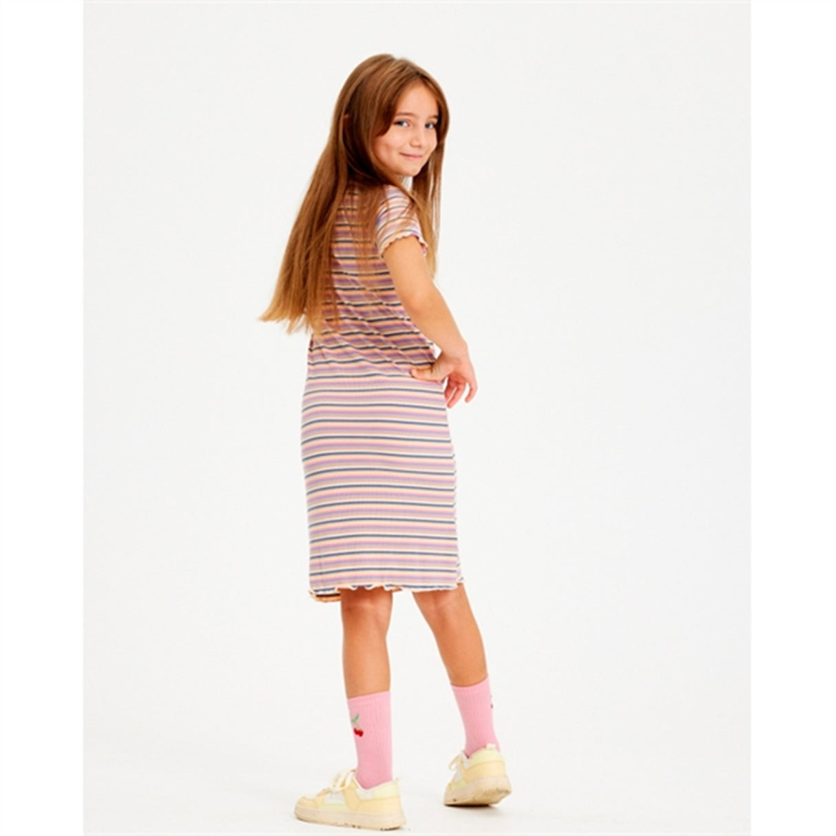 THE NEW Multi Stripe Gola Rib Dress 4