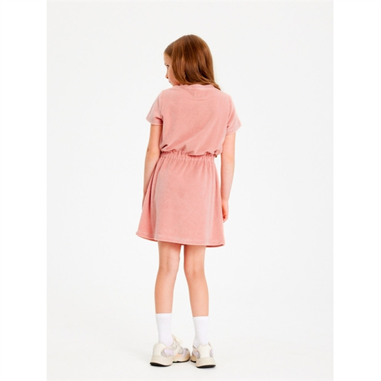 THE NEW Peach Beige Gladys Terry Dress 4