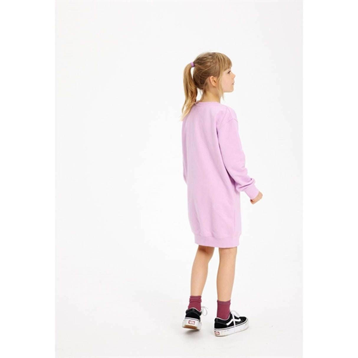 The New Pastel lavender Honey Sweat Dress 4