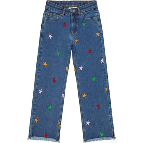 The New Medium blue Dania Star Wide Jeans