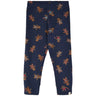 THE NEW Siblings Navy Blazer Ginger Aop Holiday Leggings