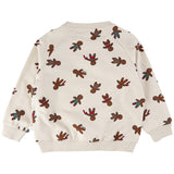 THE NEW Siblings White Swan Ginger Aop Holiday Ginga Sweatshirt 4