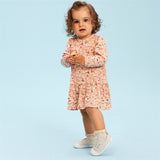 THE NEW Siblings Peach Beige Farla Dress 3