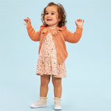 THE NEW Siblings Peach Beige Farla Dress 4