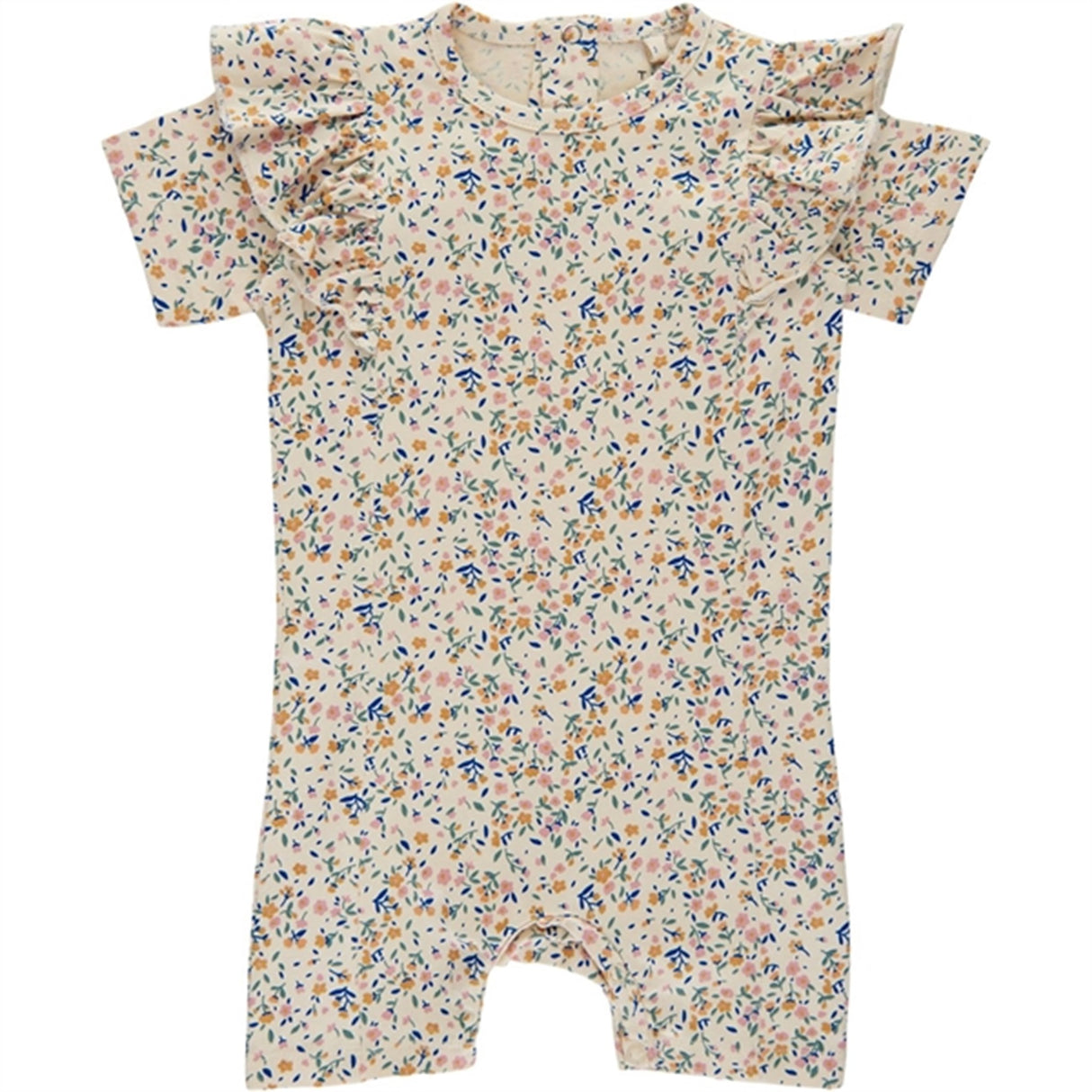 THE NEW Siblings White Swan Tiny Flower AOP Geraldine Jumpsuit