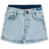 THE NEW Siblings Light Blue Wash Garen Denim Shorts