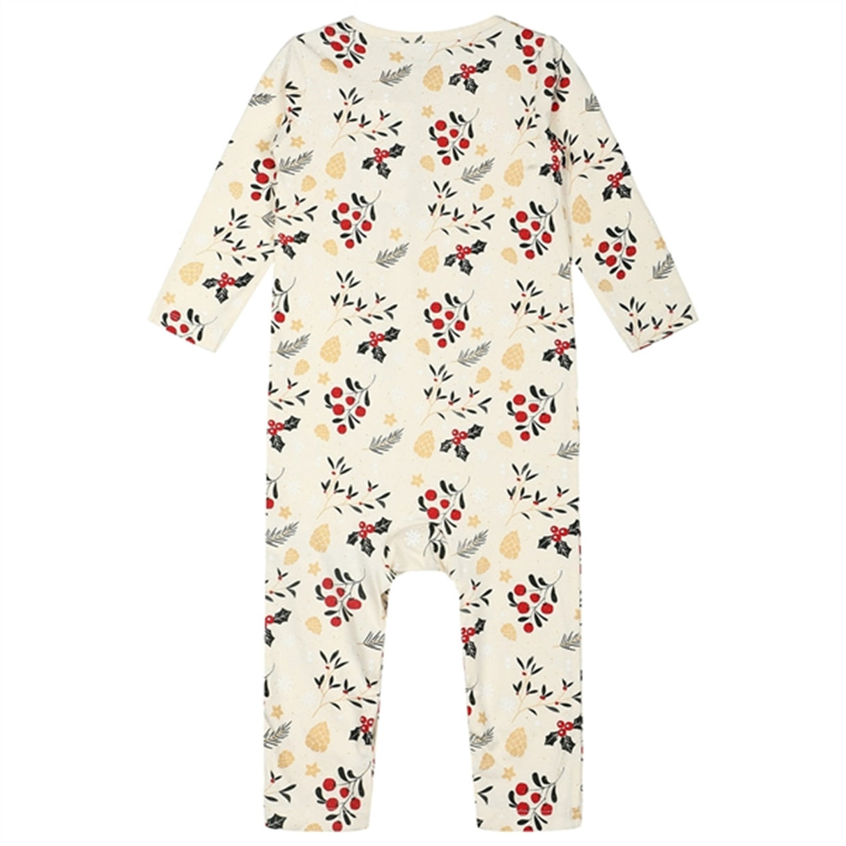 The New Siblings Ecru AOP Holiday Jumpsuit 2