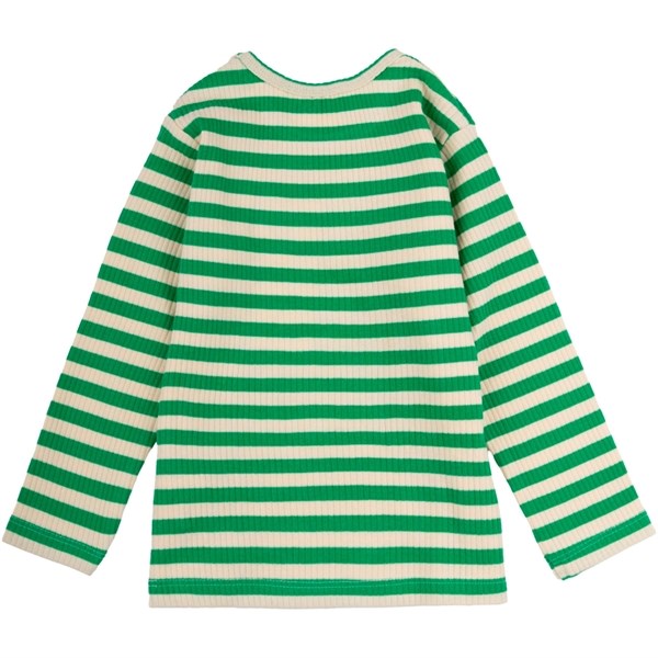 The NEW Siblings Bright Green Finn Rib Blouse 2