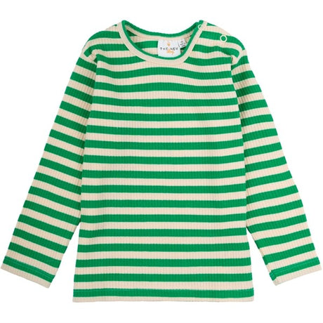 The NEW Siblings Bright Green Finn Rib Blouse