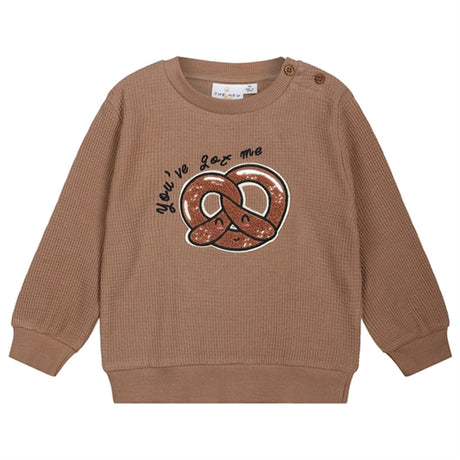 THE NEW Siblings Ginger snap Hilmo Waffle Sweatshirt