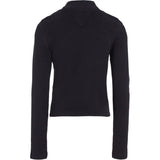 Tommy Hilfiger Stripe Mock Blouse Black / Desert Sky Stripe