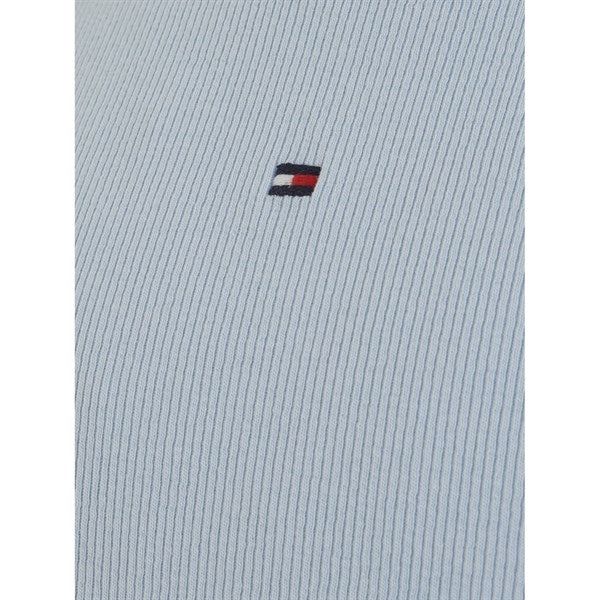 Tommy Hilfiger Essential Rib Lace Tank Top Breezy Blue