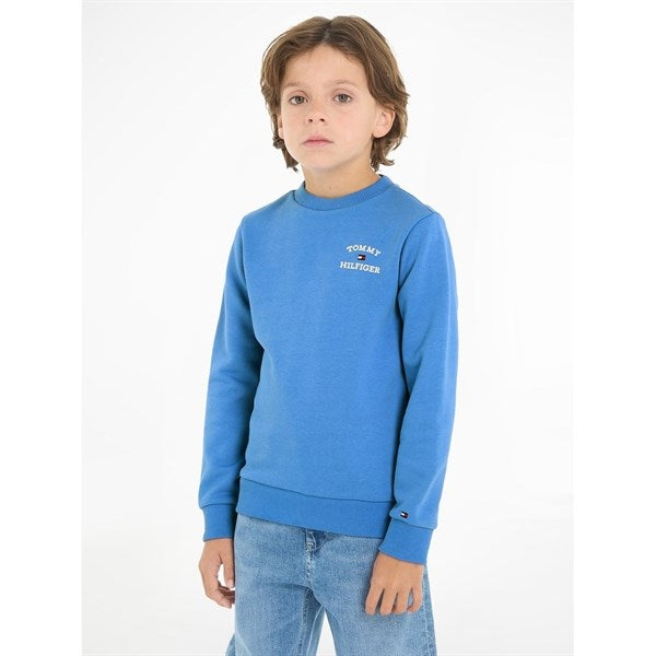 Tommy Hilfiger TH Logo Sweatshirt Blue Spell 2