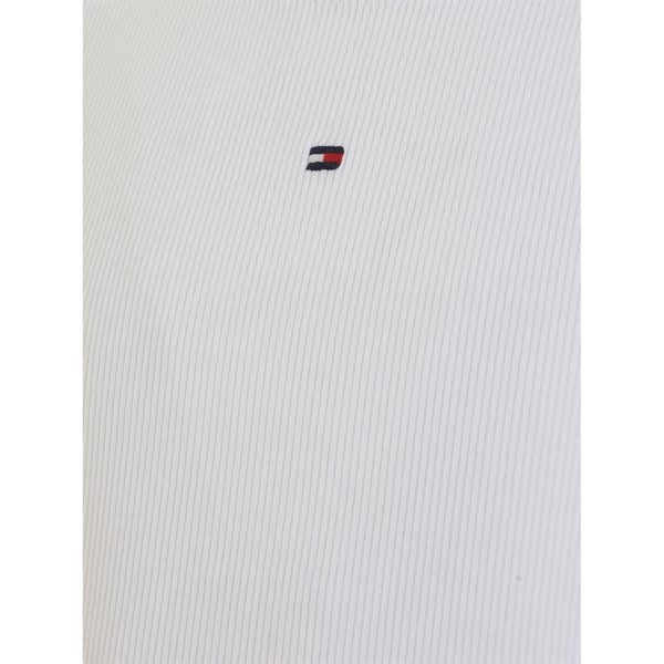 Tommy Hilfiger Essential Rib Lace Tank Top White