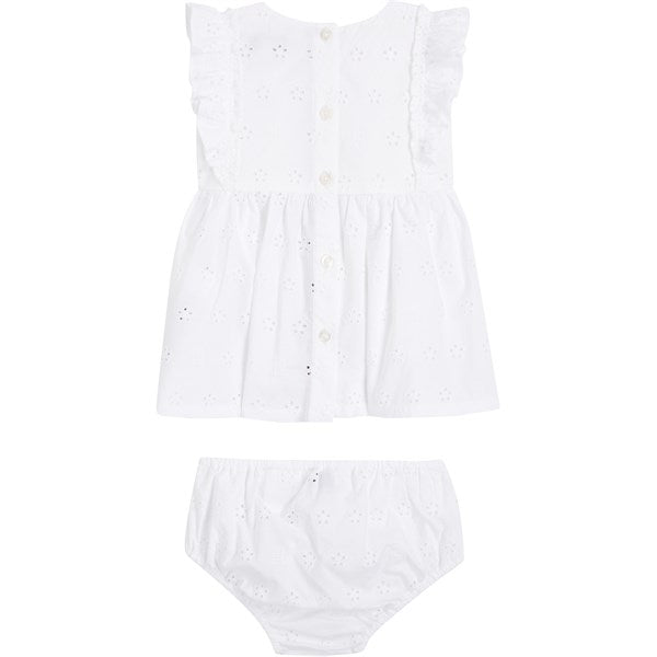 Tommy Hilfiger Baby Embroidery Dress White