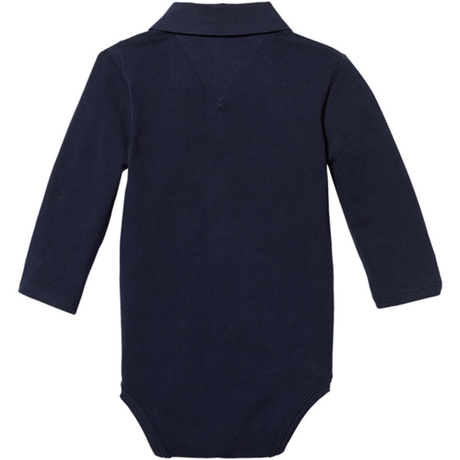 Tommy Hilfiger Baby Boy Poplin Body L/S Black Iris 2