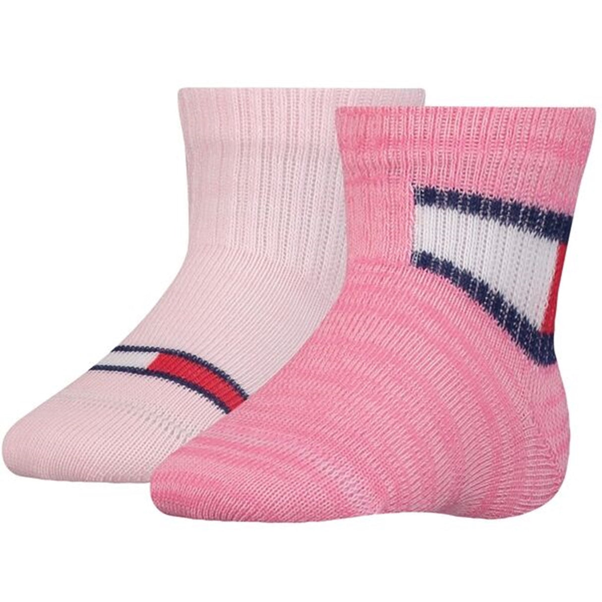 Tommy Hilfiger Baby Girl 2-Pack Socks 2P Run Pink Combo