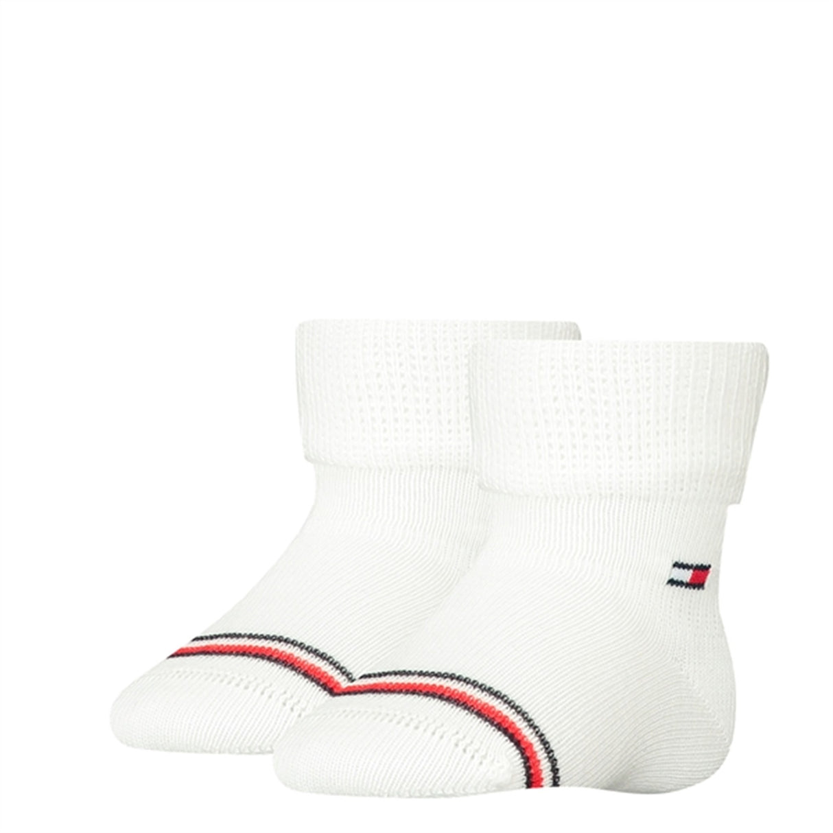 Tommy Hilfiger Baby 2-Pack Socks White