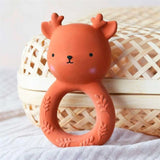 A Little Lovely Company Teether Ring Deer