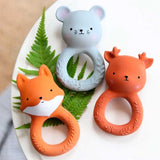 A Little Lovely Company Teether Ring Fox