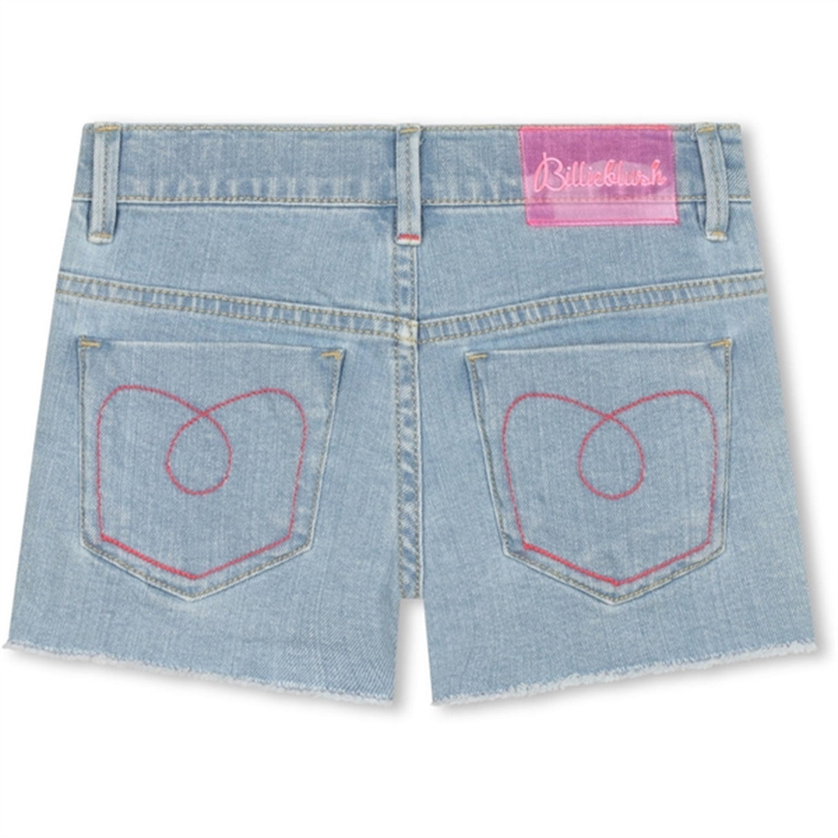 Billieblush Double Stone + Bleach Denim Shorts 2