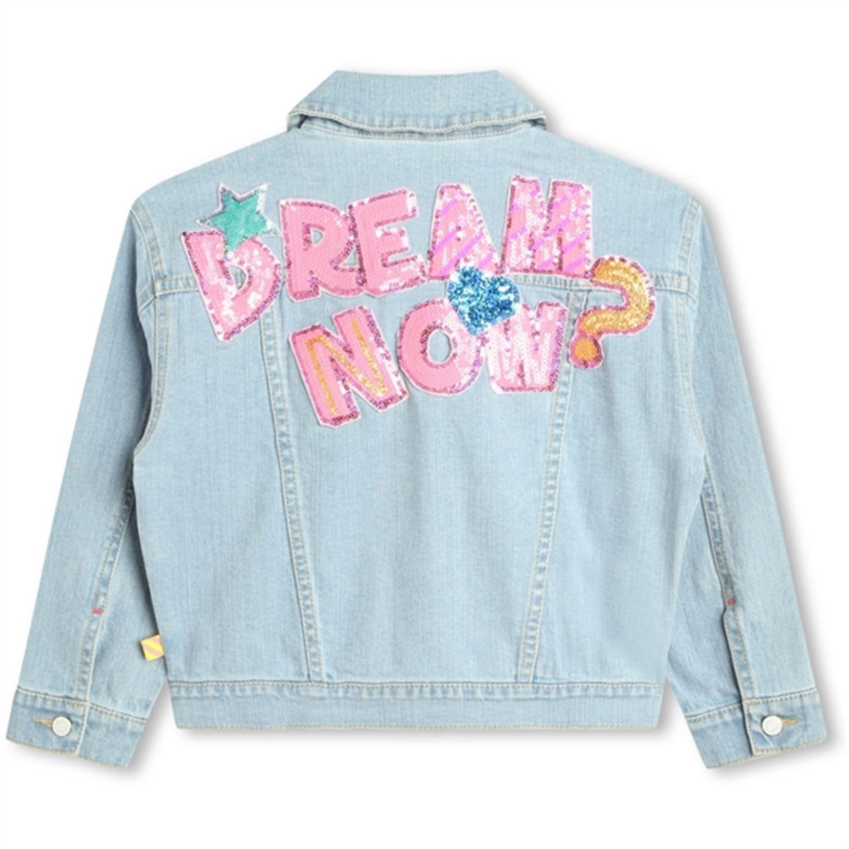 Billieblush Double Stone + Bleach Denim Jacket 3