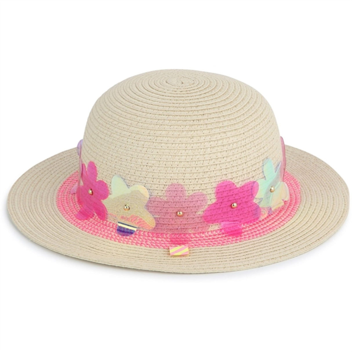 Billieblush Fuschia Straw Hat 2