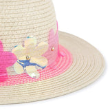 Billieblush Fuschia Straw Hat 3