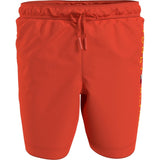 Tommy Hilfiger Medium Drawstring Swim Shorts Deep Orange