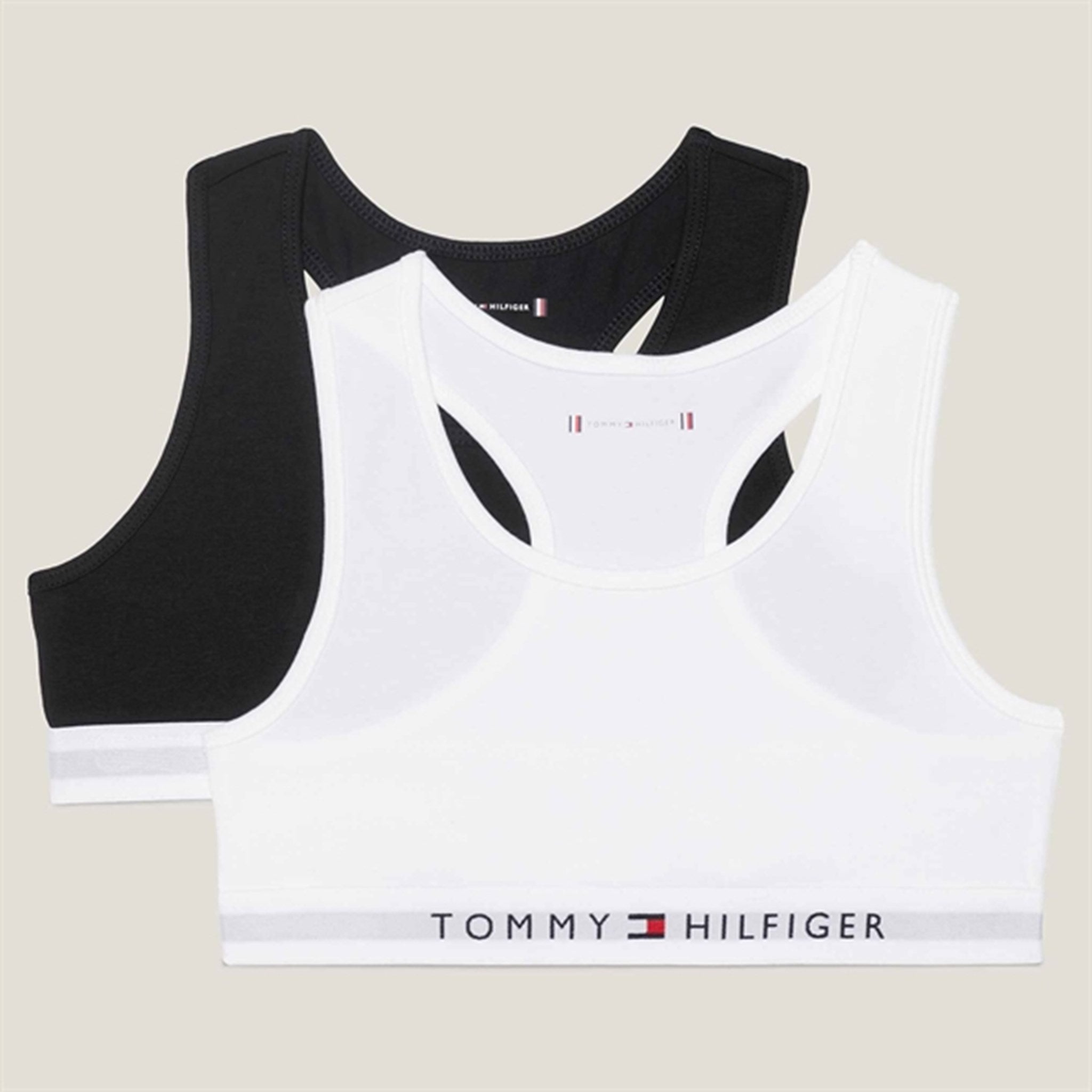 Tommy Hilfiger Bralette 2-Pack White / Black 2