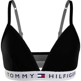 Tommy Hilfiger Padded Triangle Bra Black