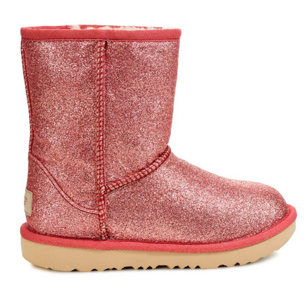 UGG Kids Classic Short Glitter Pink