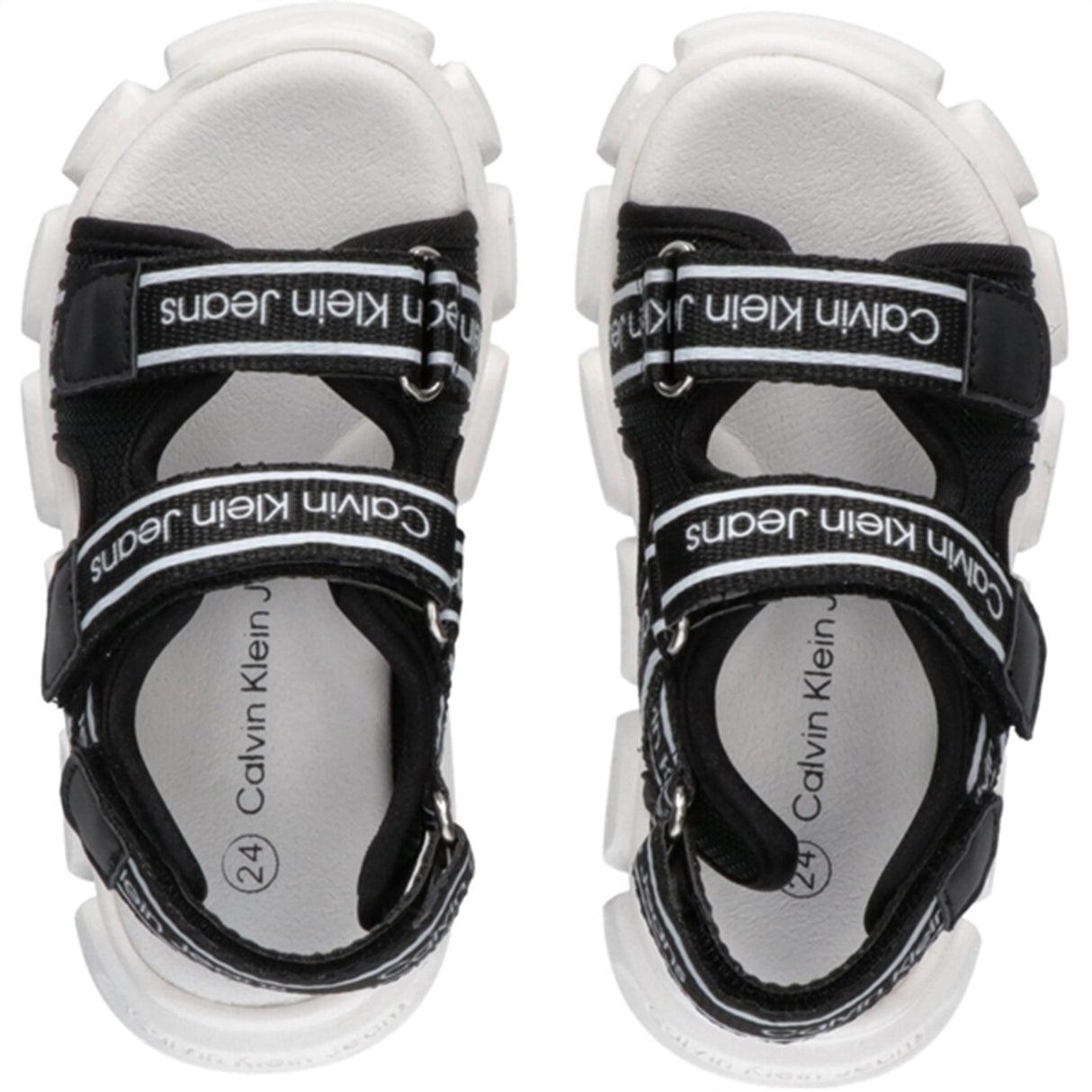 Calvin Klein Velcro Sandal Black 4