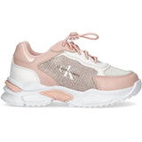 Calvin Klein Low Cut Lace-Up Sneakers Pink/White